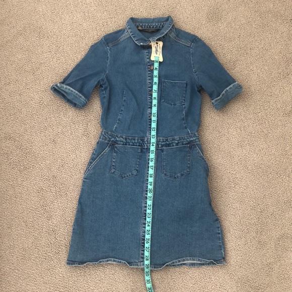 Zara Denim Minidress - Picture 4 of 6